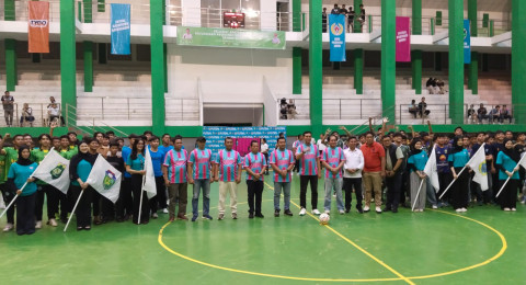 Bupati Batang Hari Resmi Membuka Kejurprov Futsal Jambi 2025